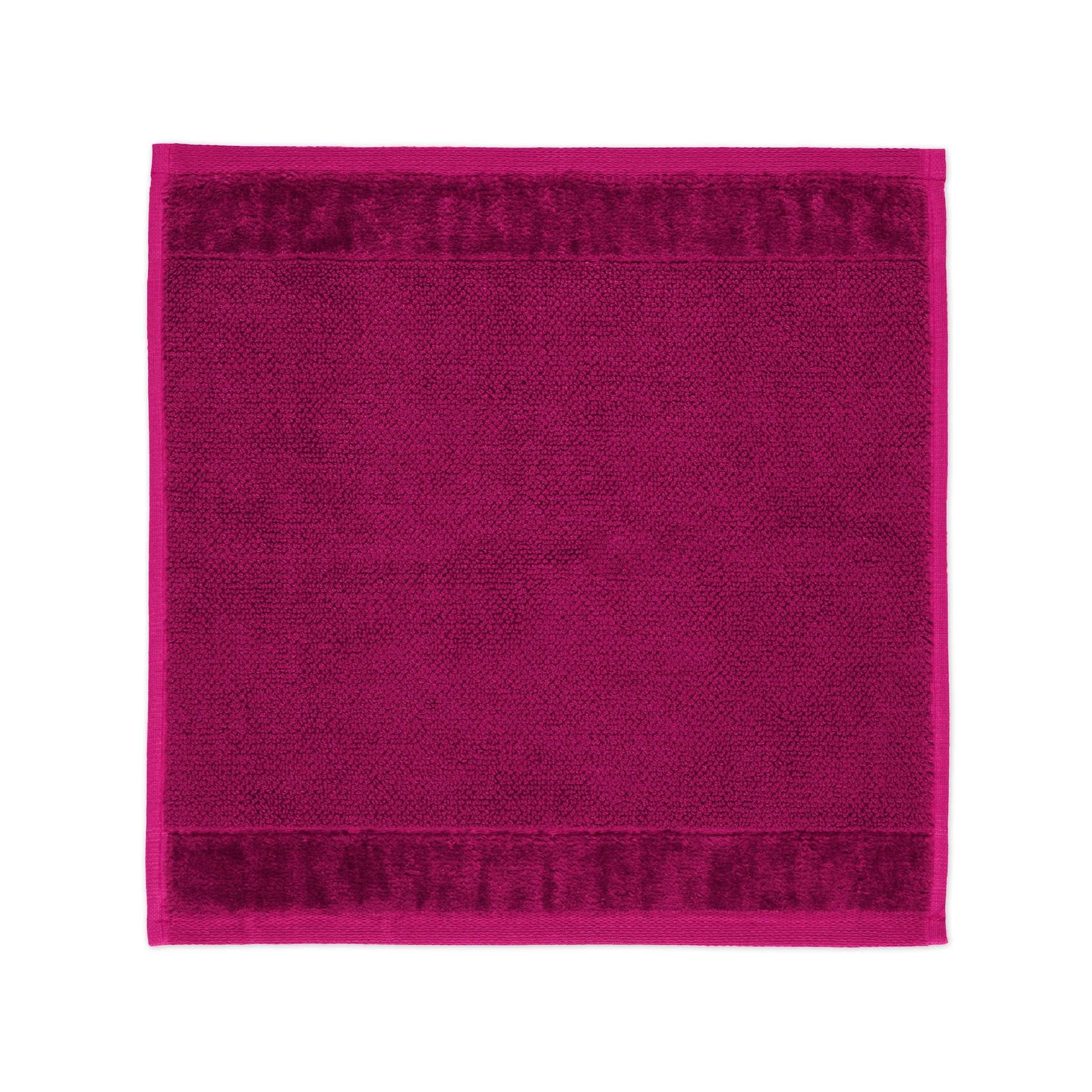 SEIFTUCH BAMBOO LUXE - Beere, Textil (30/30cm) - MÖVE