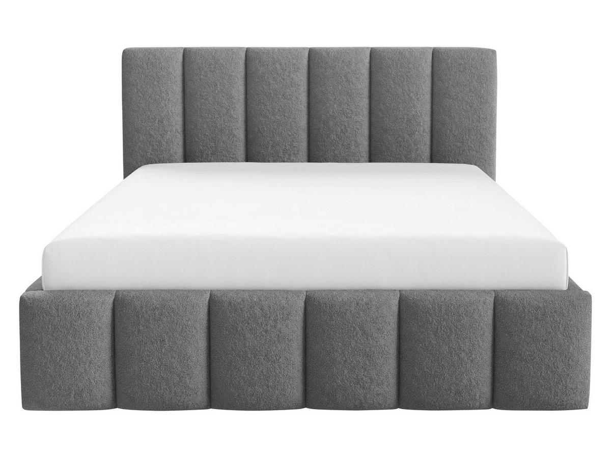 POLSTERBETT Lunaro - Grau, Holz/Textil (160/200cm) - MIRJAN24