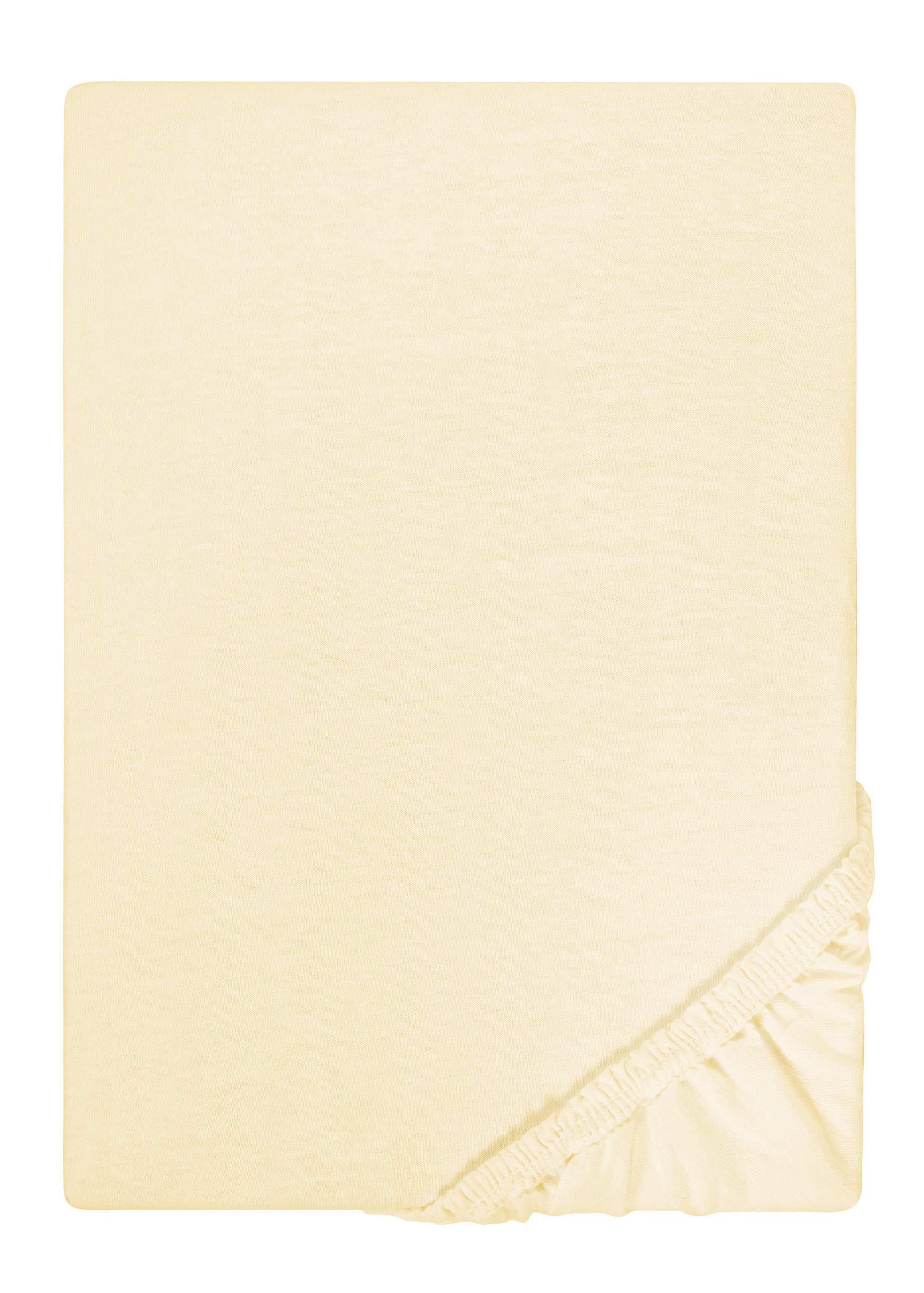 biberna Spannbetttuch Gelb 100x200 cm
