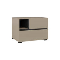 NACHTTISCH Lilia Taupe - Taupe, Holzwerkstoff (55/40/40cm) - Petits-meubles