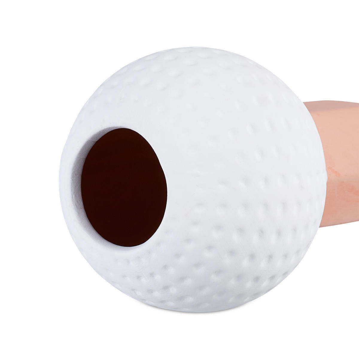 4XGOLFBALL-TONKEGEL - Multicolor, Keramik (7/17.5/7cm) - Relaxdays