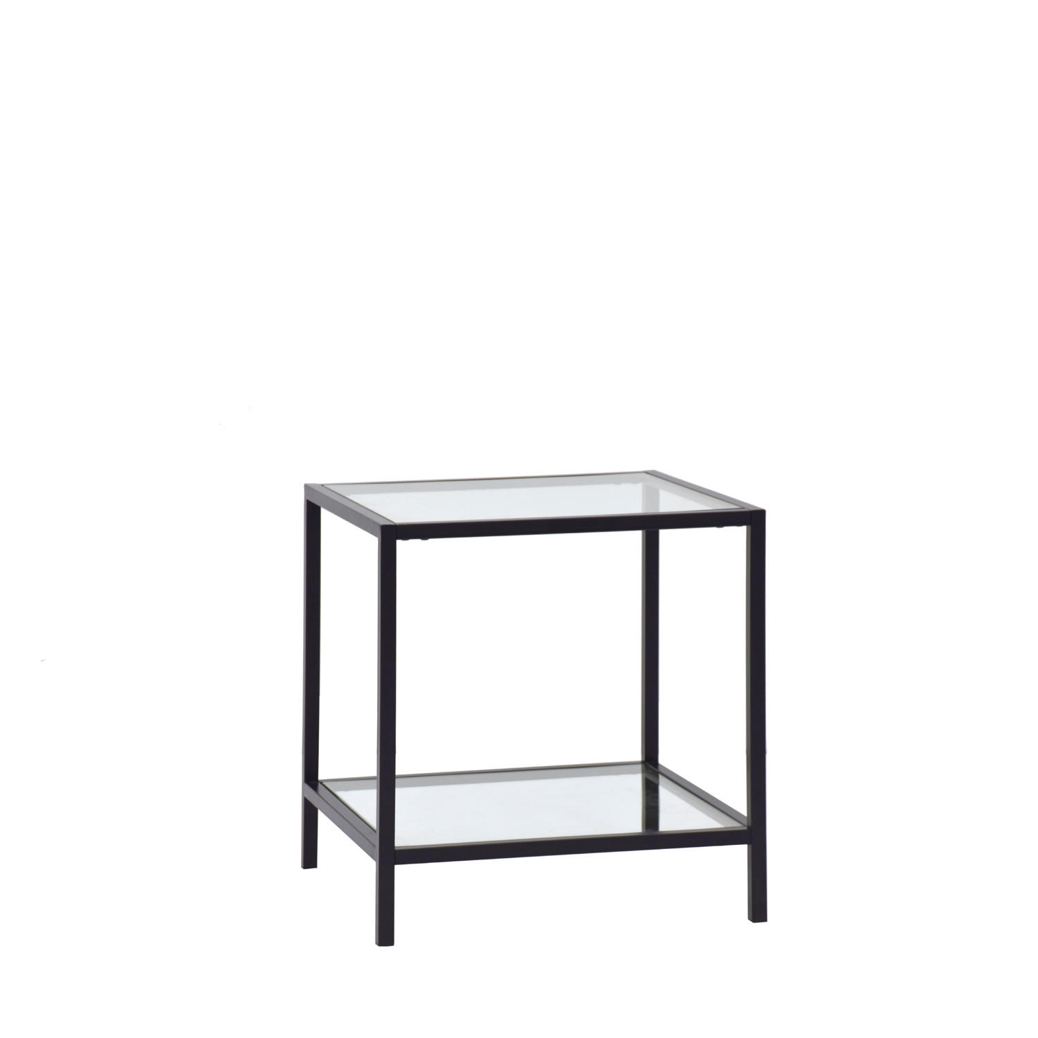 BEISTELLTISCH Crisal Durchsichtig 50 cm x 55 cm - Transparent, Glas (50/50/55cm) - Klast Home
