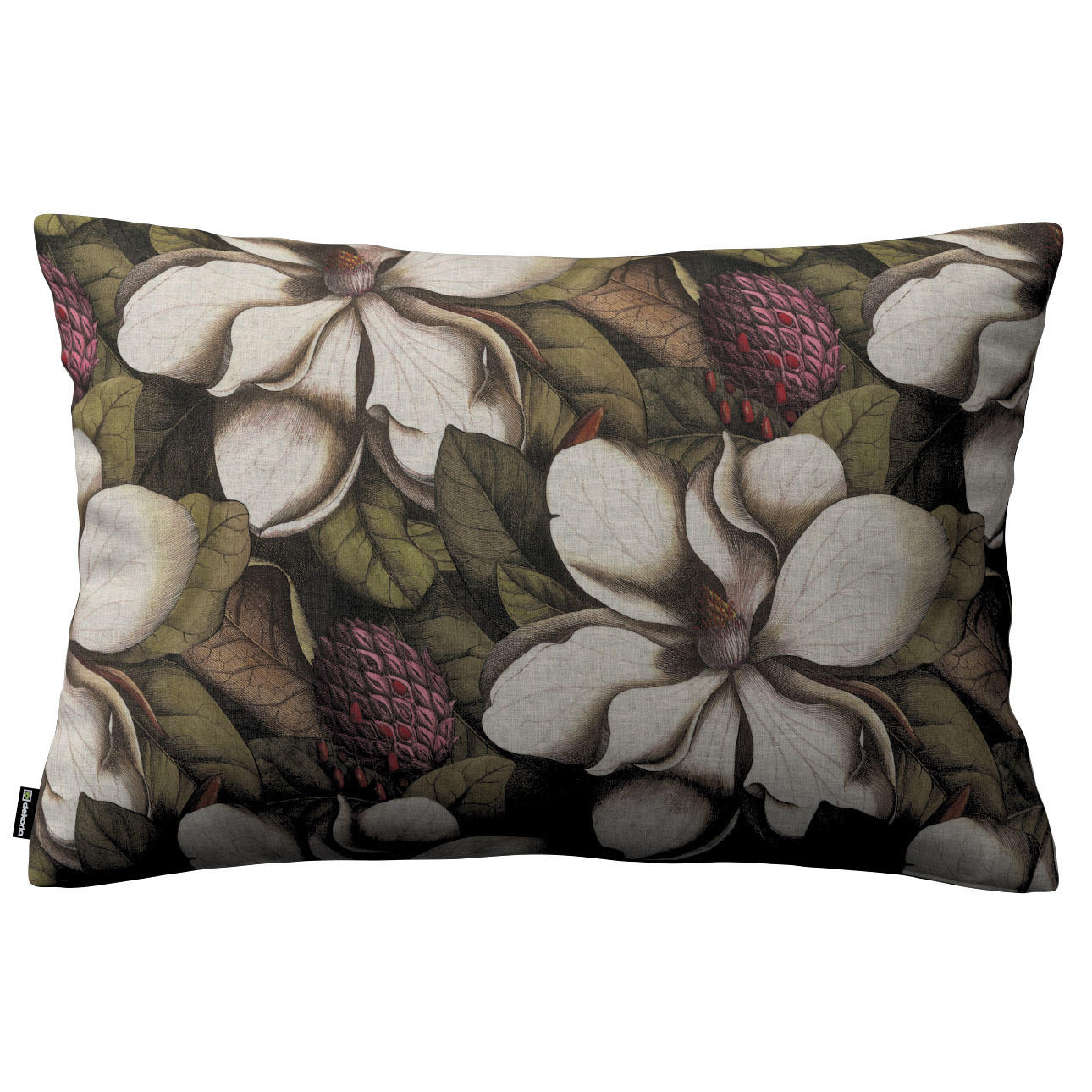 KISSENHÜLLE Eden grün, 47x28 cm - Waldgrün, Textil (47/28cm) - Dekoria