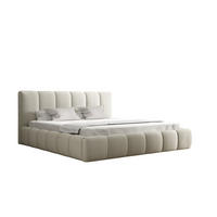 POLSTERBETT Giulia Magic Velvet - Beige, Holzwerkstoff/Textil (160/200cm) - Fun Möbel