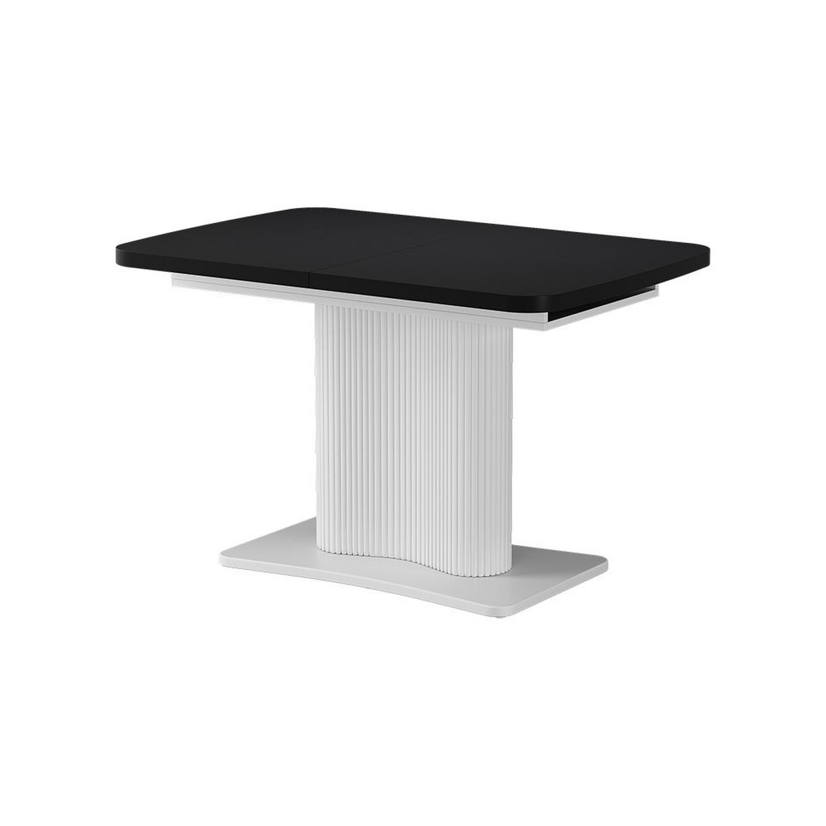 JÍDELNÍ STŮL Fenaro Černá/bílá - bílá/černá, kompozitní dřevo (80/120/77.4cm) - Vicco