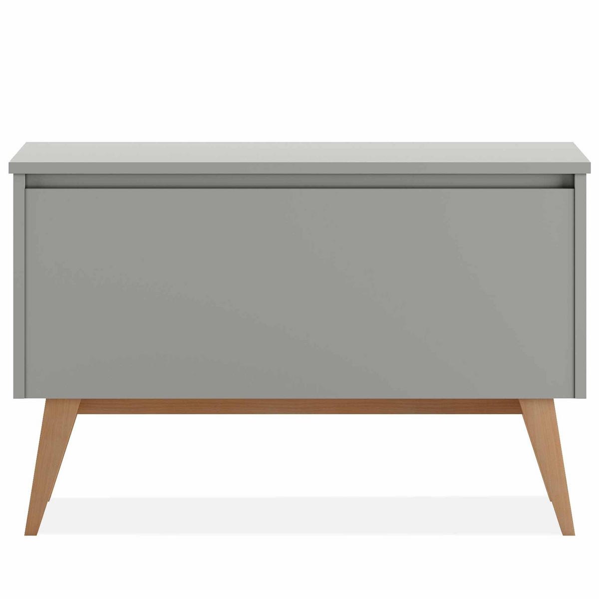 SPIELZEUGTRUHE DAMBI - Grau, Holzwerkstoff (91/59cm) - KONSIMO®