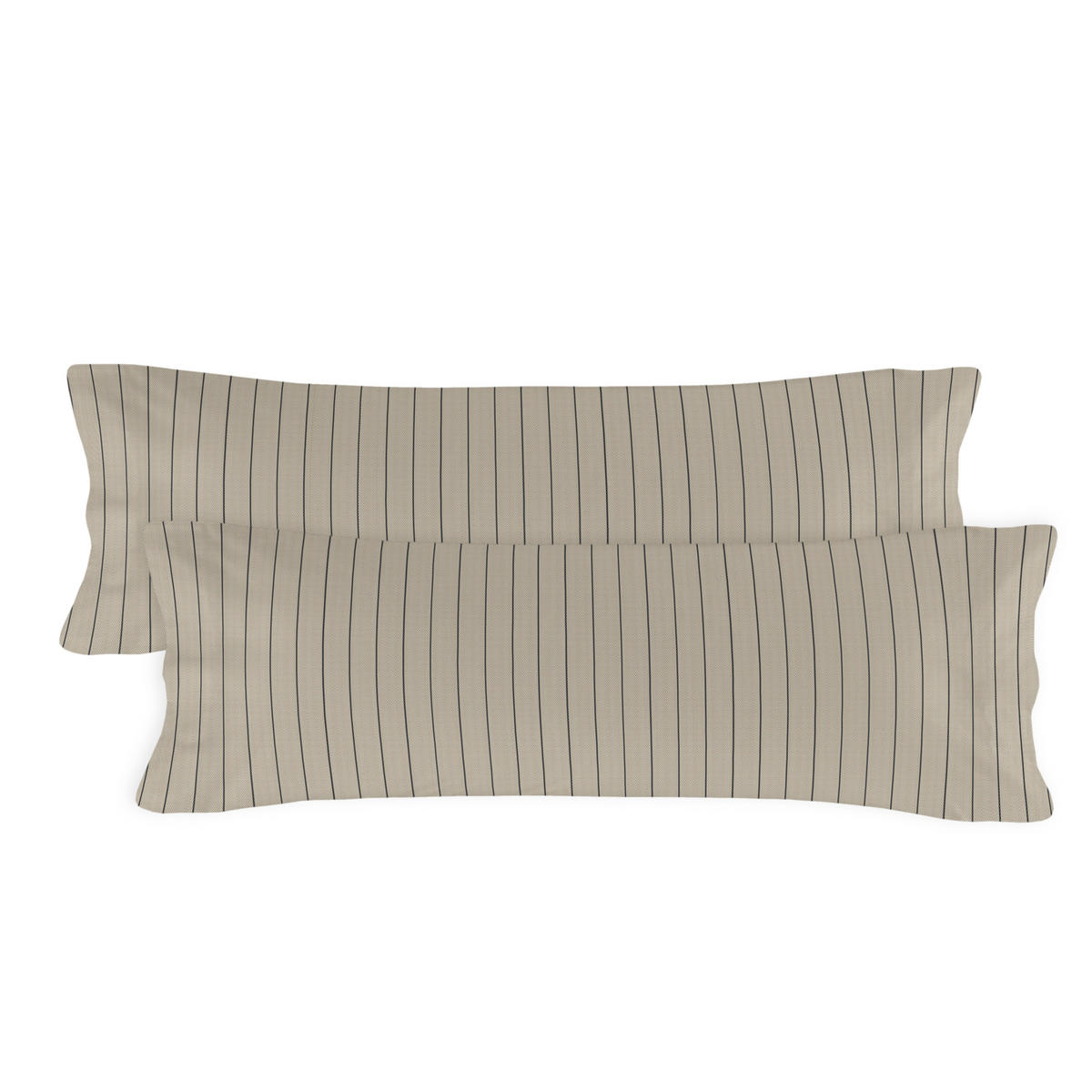 KISSENBEZUG oxford 45x110 cm (x2) beige - Beige, Textil (45/110cm) - Happy Friday