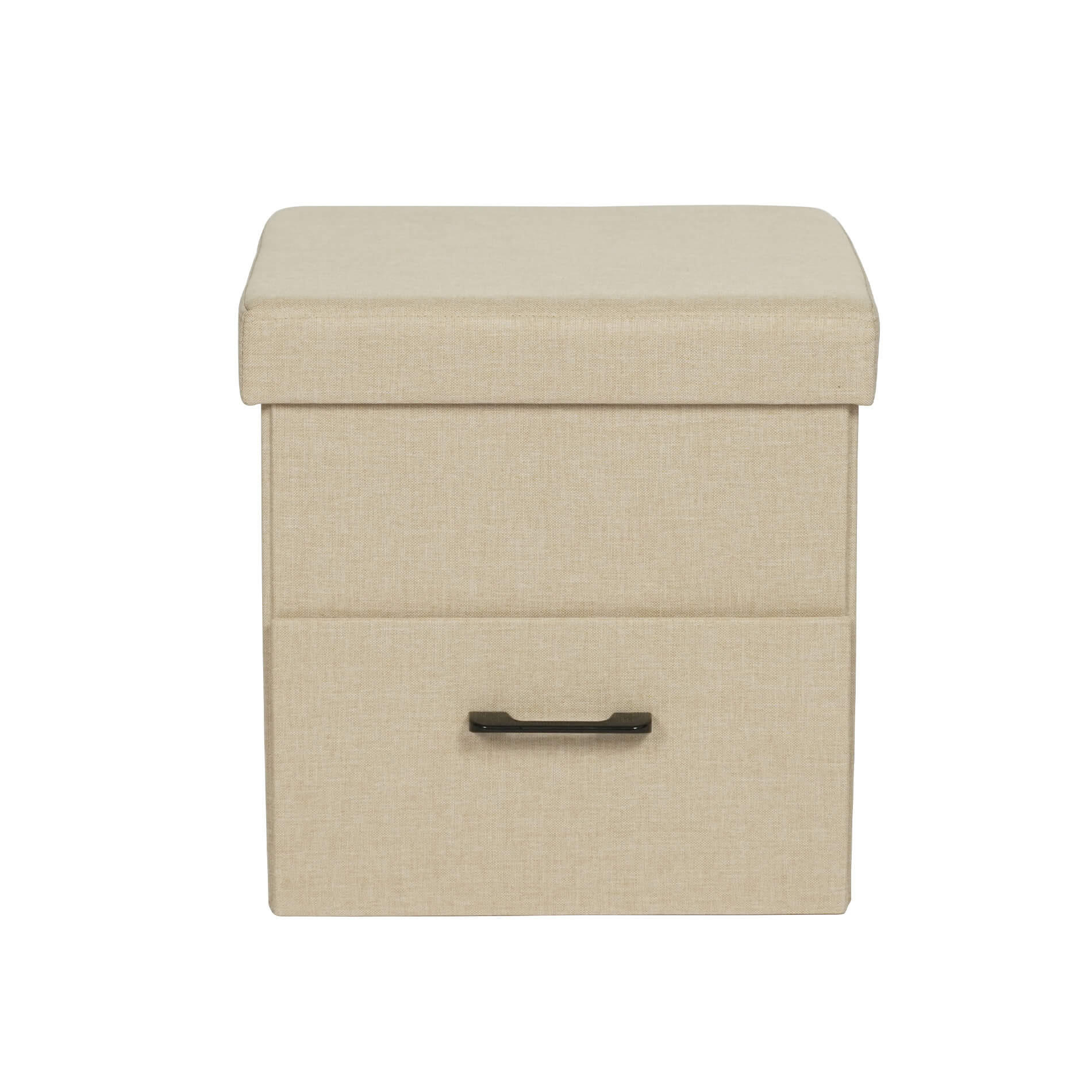POUF Strelitzia 40/40/40 cm - Beige, Holz (40/40/40cm) - Mobili Rebecca