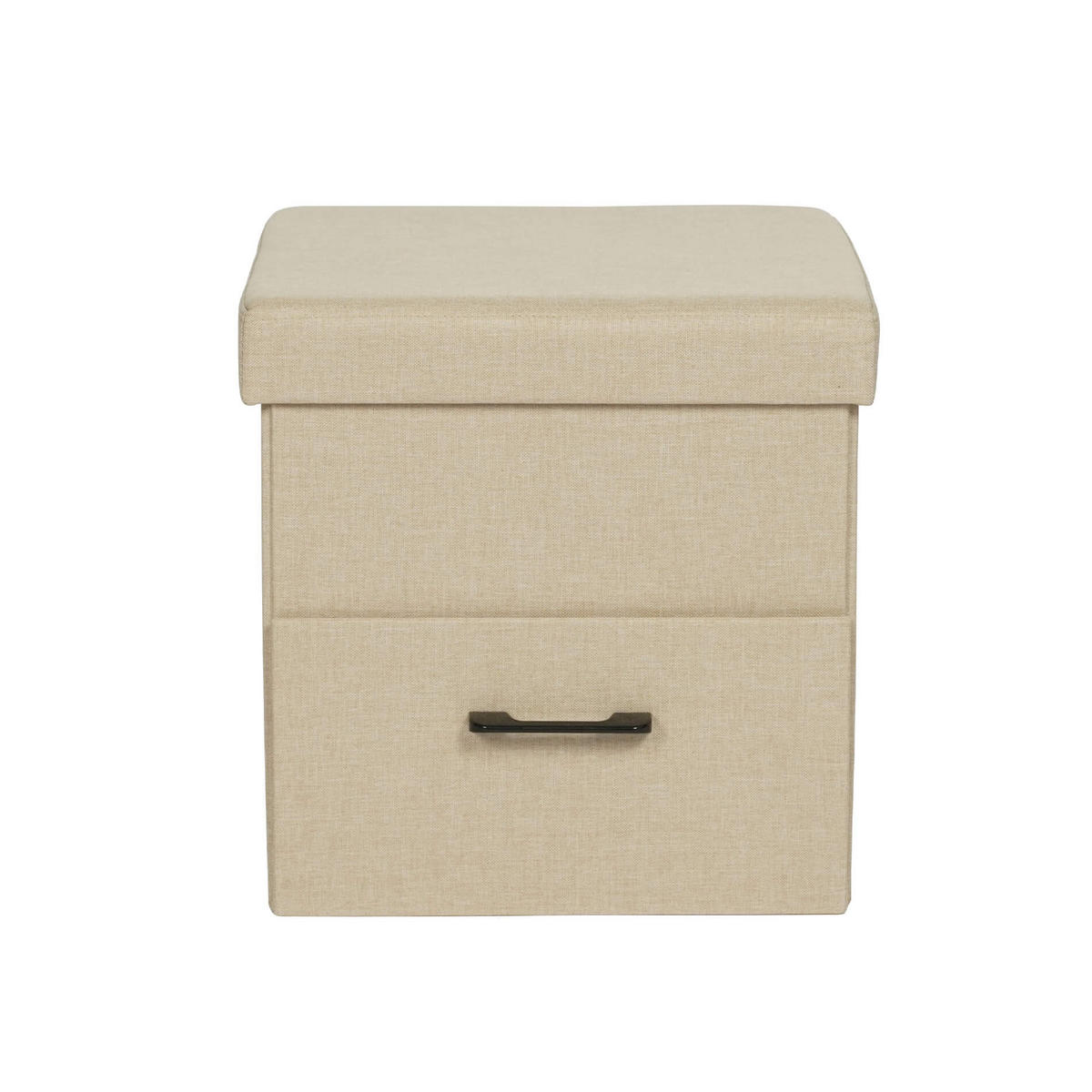 POUF Strelitzia 40/40/40 cm - Beige, Holz (40/40/40cm) - Mobili Rebecca