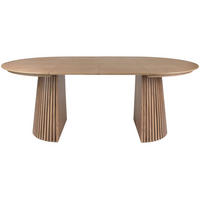 AUSZIEHTISCH Formisty Eichenholzoptik 120–200 x 120 cm - Beige, Holzwerkstoff (120/120/75cm) - Selsey
