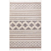 TEPPICH Oyo Cream/Grau 160x230 cm - Creme, Textil (160/230cm) - benuta Pop