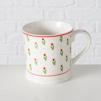 TASSE Danique 420 ml - Rot, Keramik (9.4L) - Boltze Home