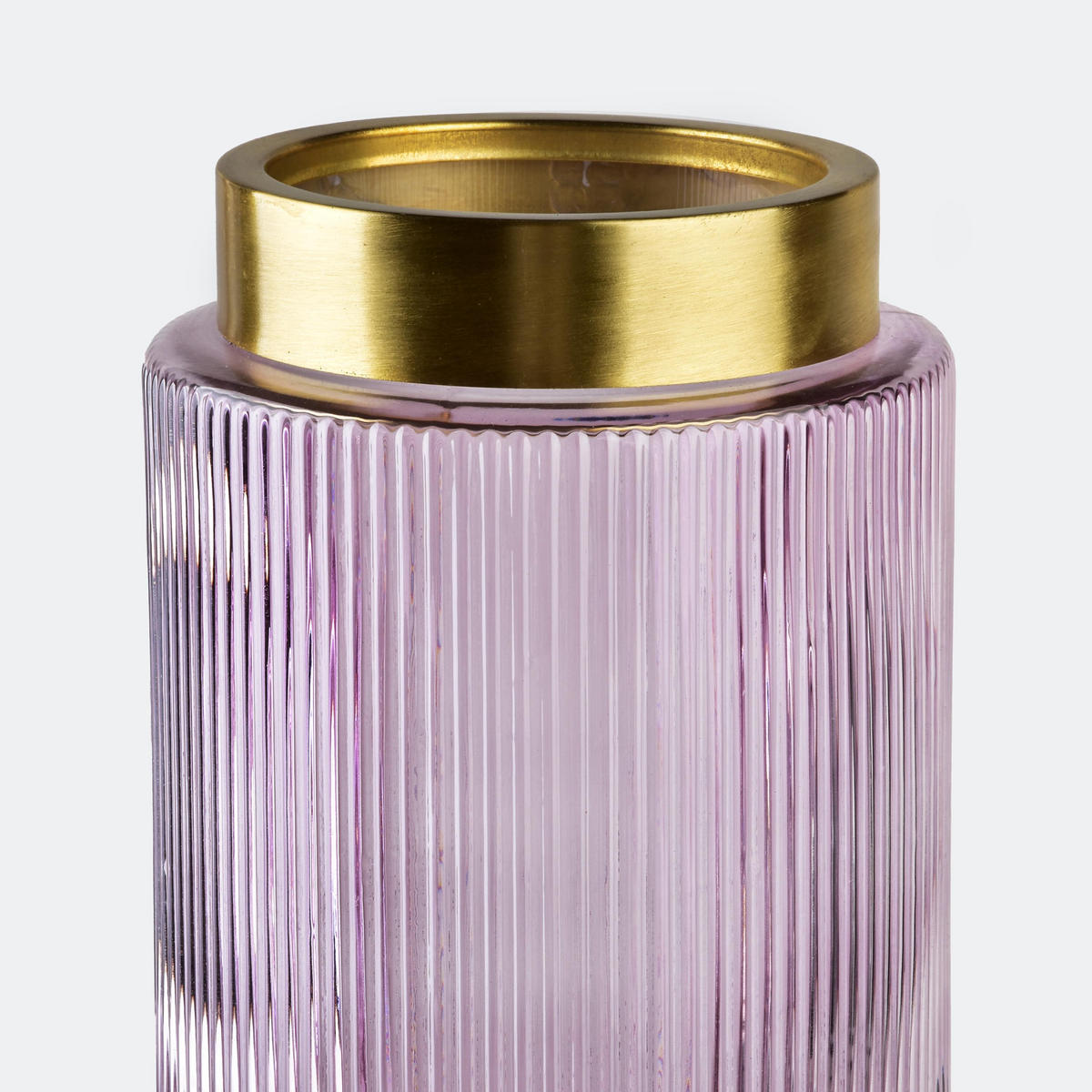 VASE Serenite Rosa 15/15/25 cm Glas - Rosa, Glas (25cm) - Mondex