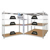 SCHWERLASTREGAL Taurus XL 4er-Set 180x160x60 cm Fachlast 250 kg Verzinkt - Silberfarben, Metall (640/180/60cm) - PROREGAL