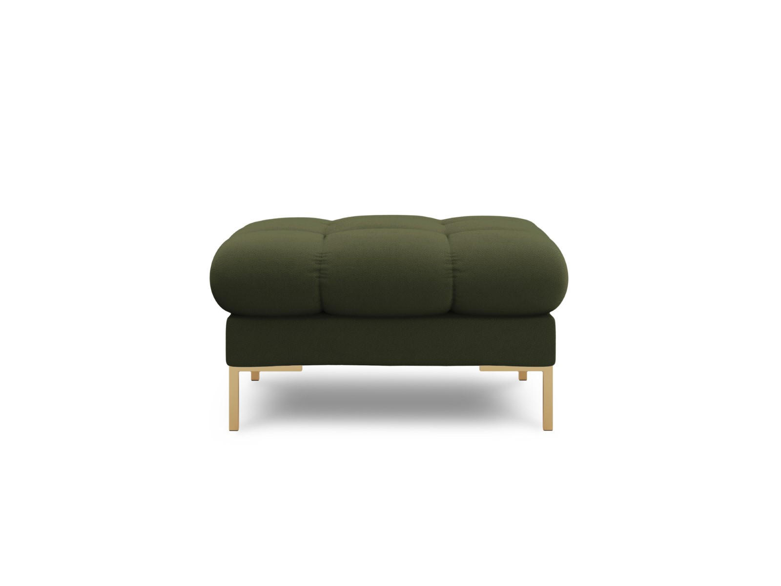 POUF Mamaia aus strukturiertem Stoff grün - Grün, Textil (60/41/60cm) - Micadoni