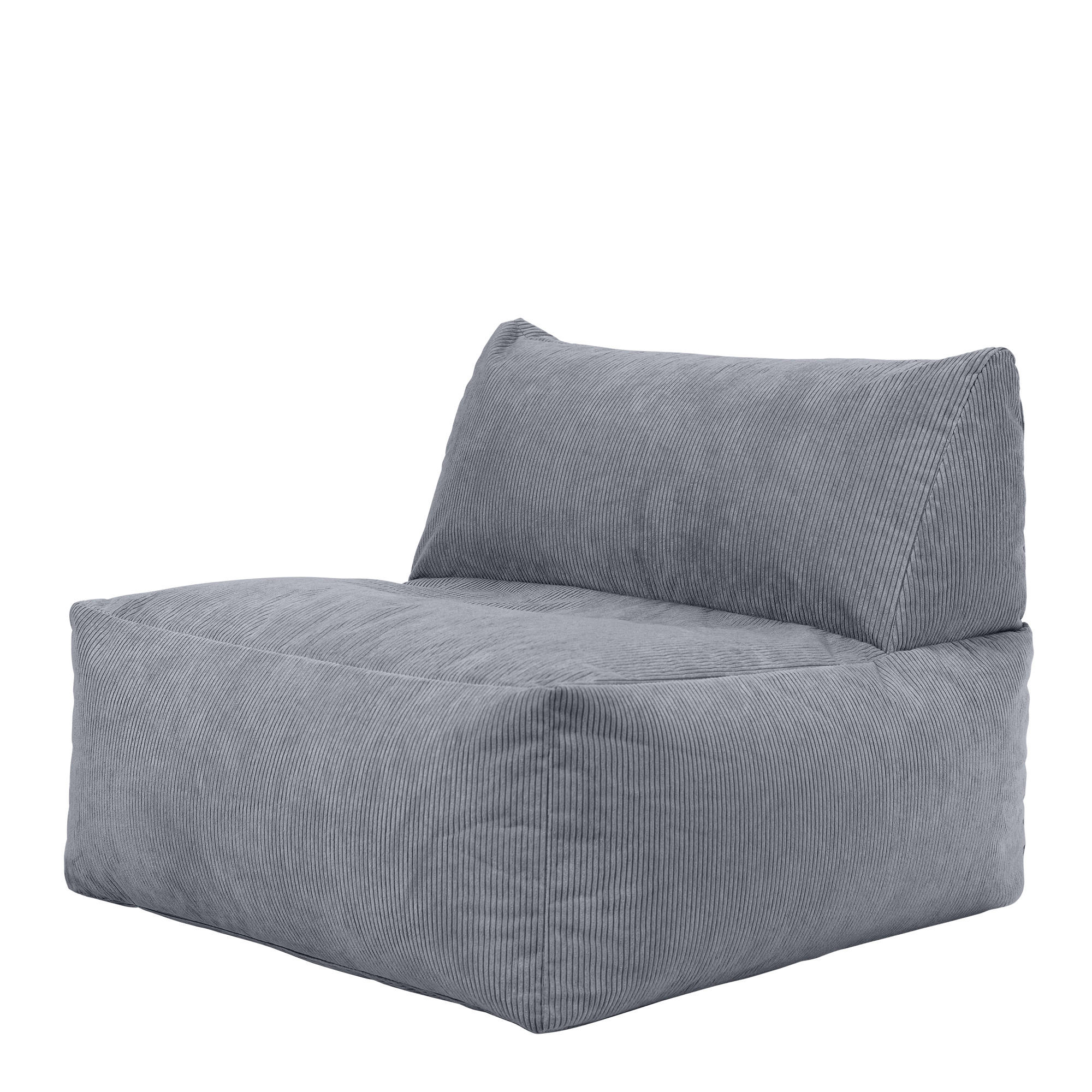 SITZSACK Tetra Liegesessel - Anthrazit, Kunststoff (88/72/88cm) - icon