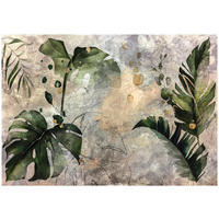 FOTOTAPETE Blätter Natur Tapete Vliestapete 250x175 - Multicolor, Papier (250/175cm) - Wallarena