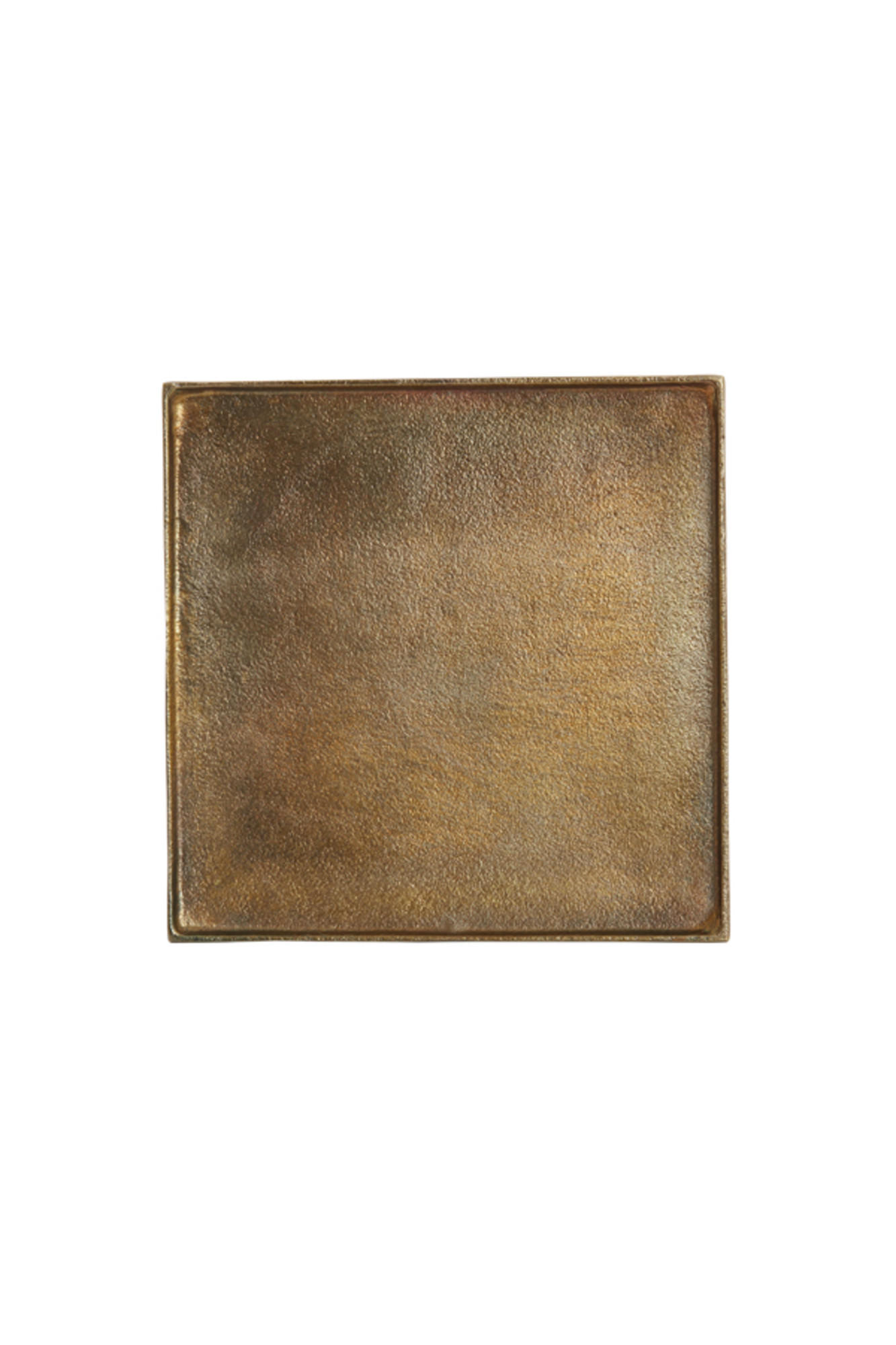 SCHALE Maes Bronze 29,5/29,5/1,5 cm - Bronzefarben, Metall (1.5cm) - Light & Living