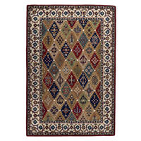 HANDTUFTTEPPICH Royal Ziegler 60x90 cm - Rot, Textil (60/90cm) - THEKO