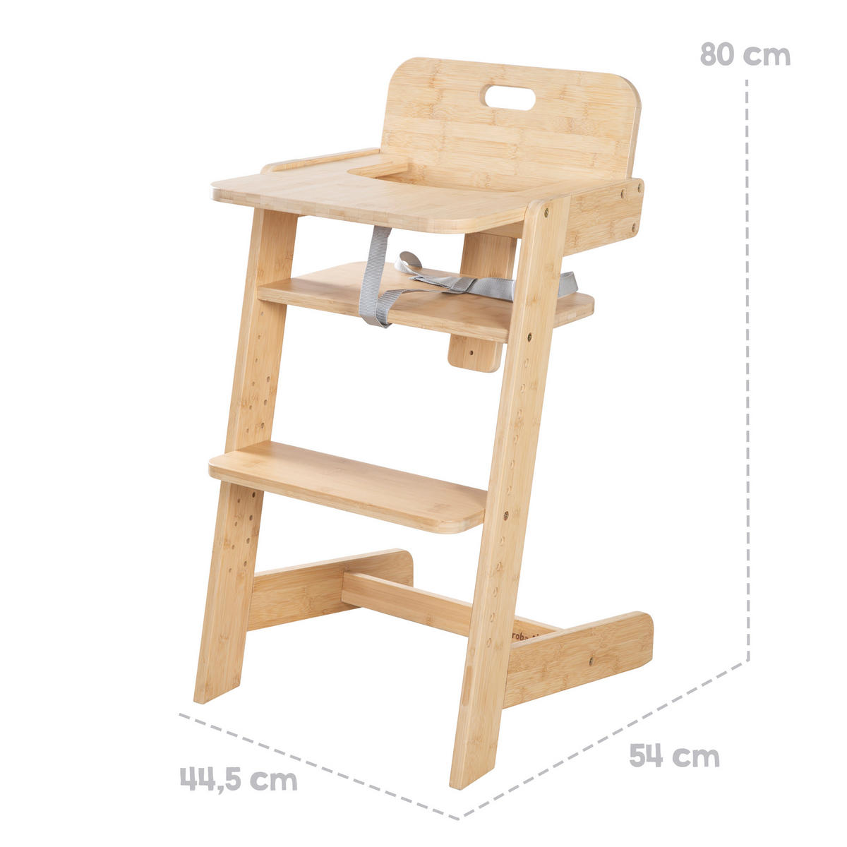 HOCHSTUHL Nature Up Bambus - Naturfarben, Holz (45/86/50cm) - Roba