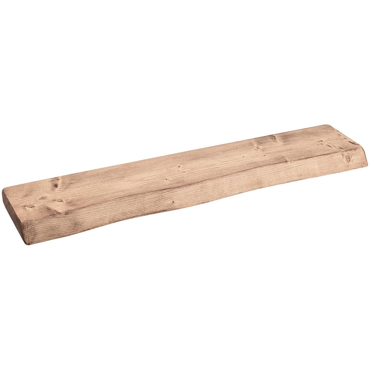 WANDREGAL rustikales 16/3,8/80 cm hell - Hellbraun, Holz (80/3.8/16cm)