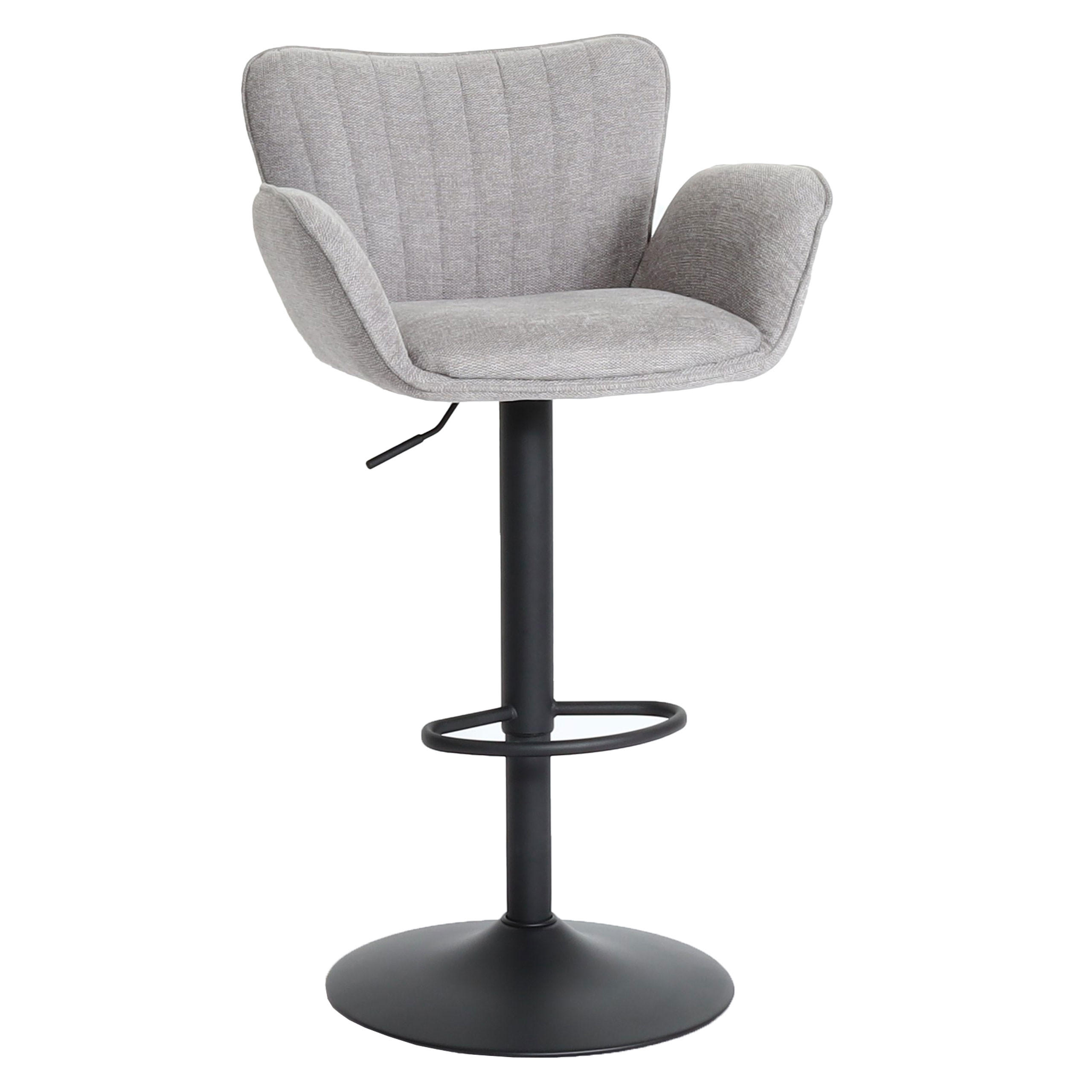BARHOCKER Hellgrau - Hellgrau, Textil (50/110/45cm) - Jamb