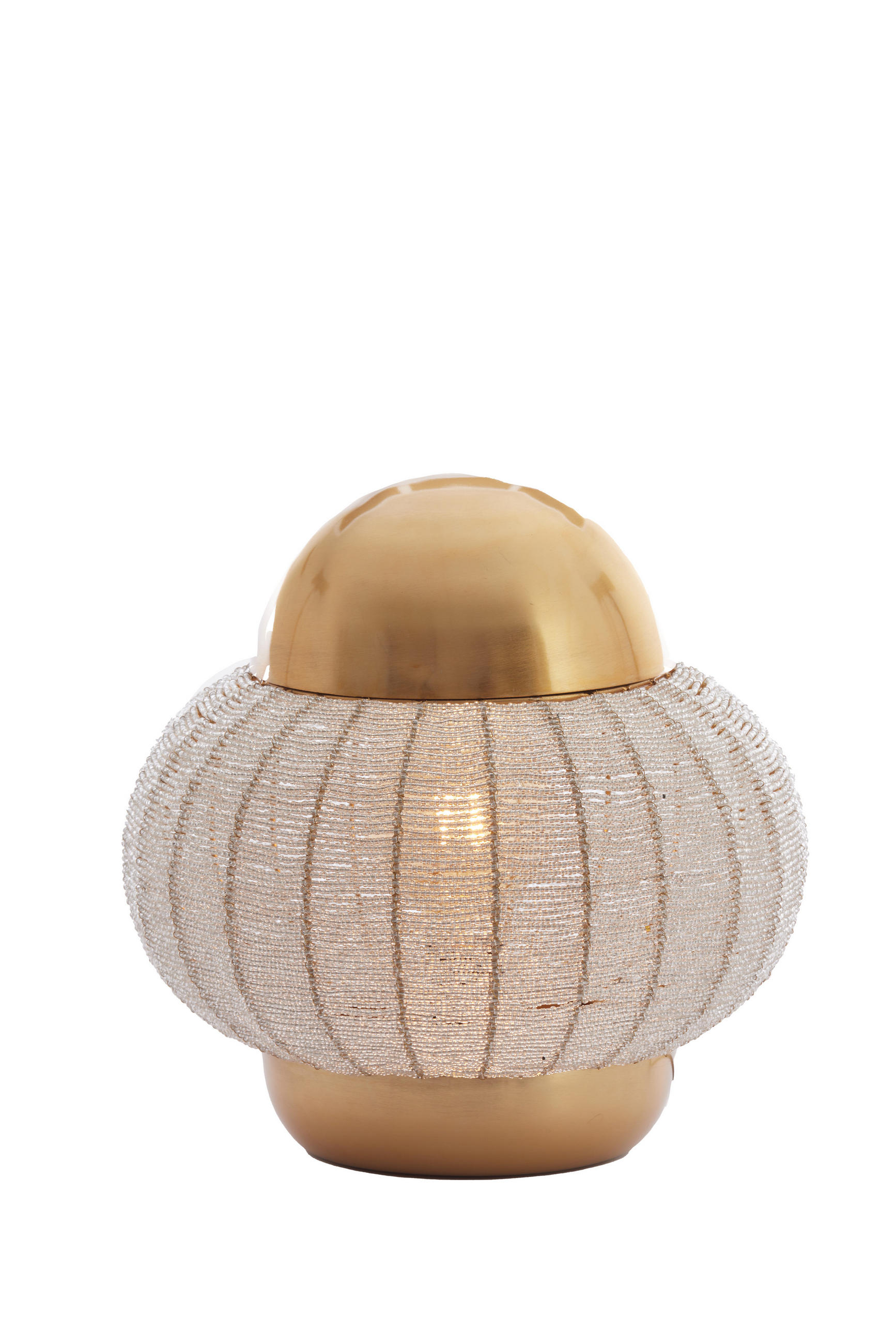 TISCHLAMPE Cetara Silber Ø32/33 cm - Silberfarben, Metall (32/32/33cm) - Light & Living