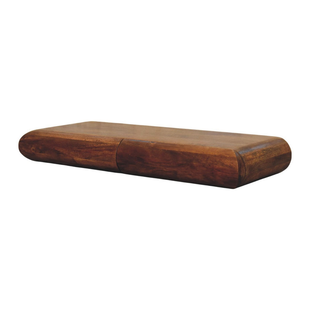 KONSOLENTISCH mit Amber-Eichen-Finish, 2 Schubladen, braun - Braun, Holz (90/12/32cm) - Artisan Furniture