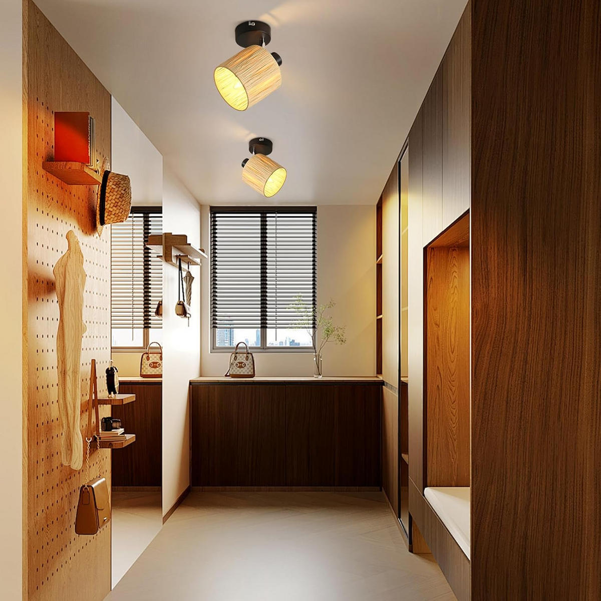 DECKENSTRAHLER Leoria 14/14/15 cm - Schwarz, Metall (15/14/14cm) - ZMH