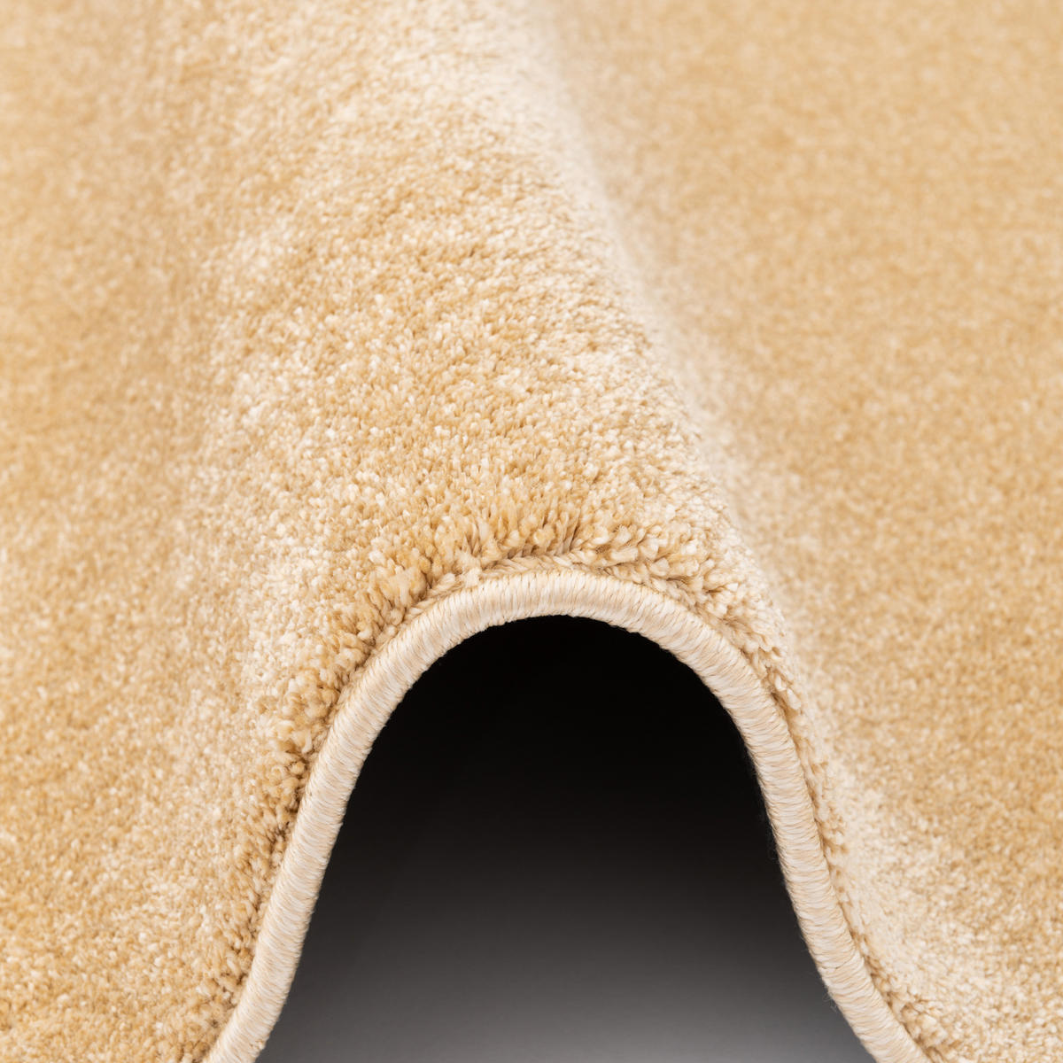 LUXUS SOFT-VELOURS TEPPICH VERONA - Beige, Textil (140/200cm) - Pergamon