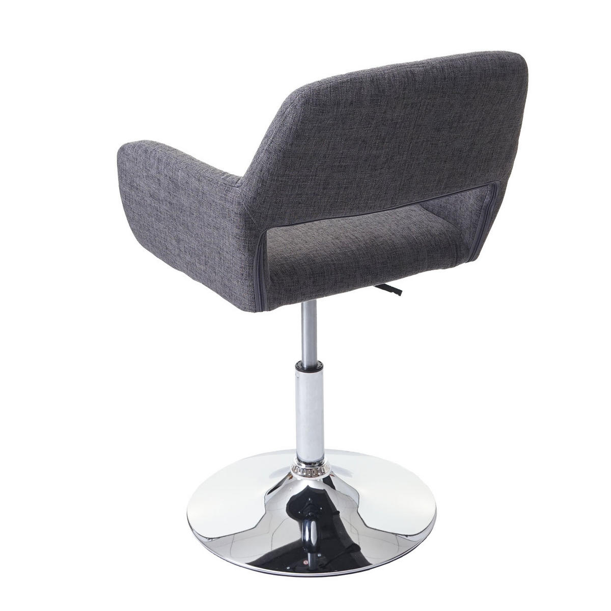 ESSZIMMERSTUHL Grau, Silber - Silberfarben/Grau, Textil (58/89/55cm) - MCW