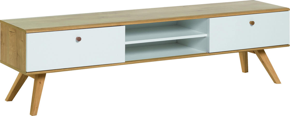 TV-SCHRANK NATURE - Weiß, Holzwerkstoff (180/50/40cm) - Vox Möbel