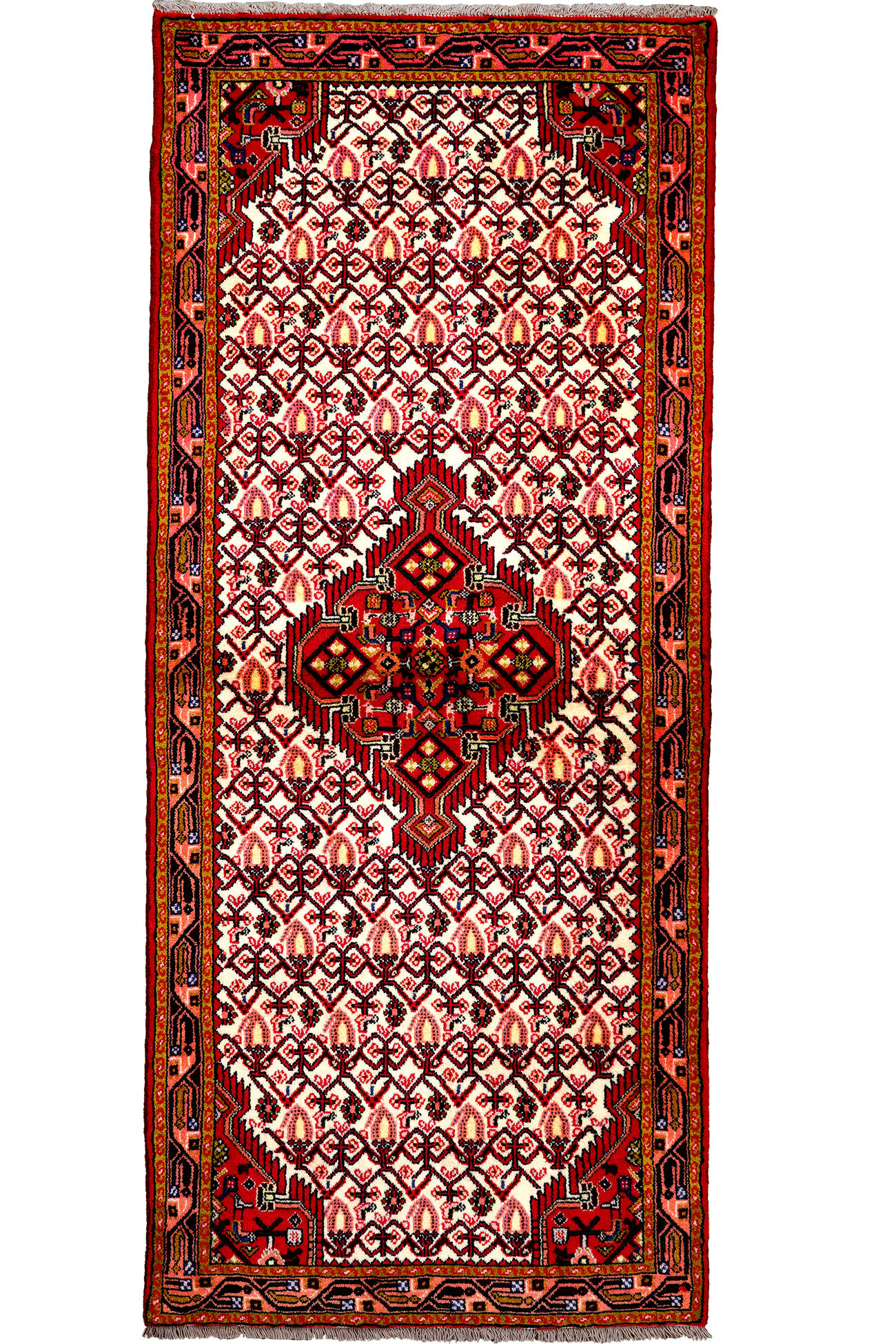 TEPPICH Assadabad Mehrfarbig 189/81 cm Schurwolle - Multicolor, Textil (81/189cm) - Looma
