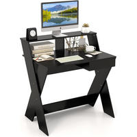 ARBETSBORD 94 cm Svart - Svart, Trä (61/90/94cm) - COSTWAY