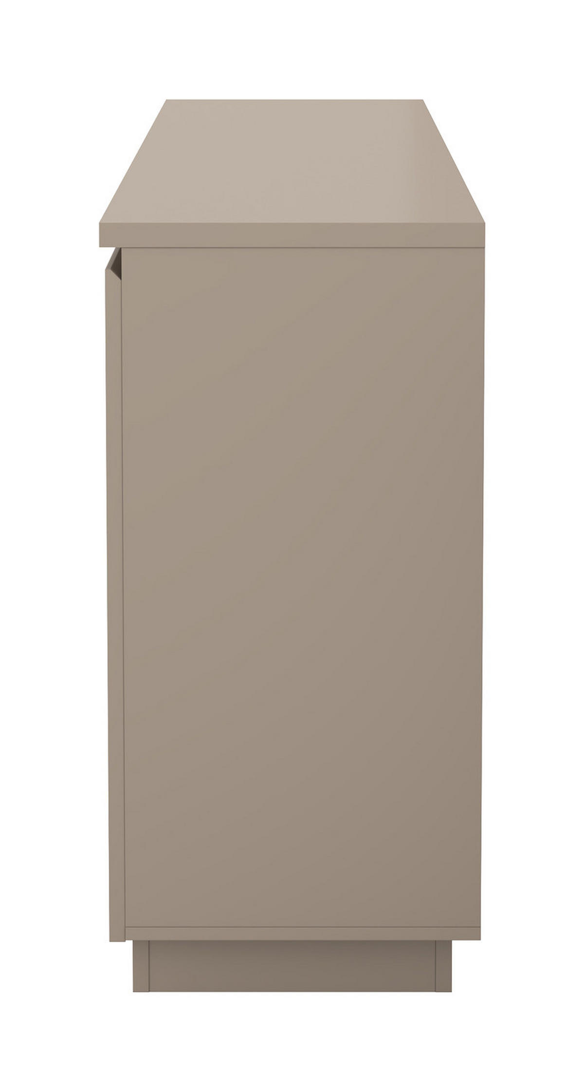 SIDEBOARD mit 4 Türen - Sandgrau - Braun, Holzwerkstoff (200/72/35cm) - home24