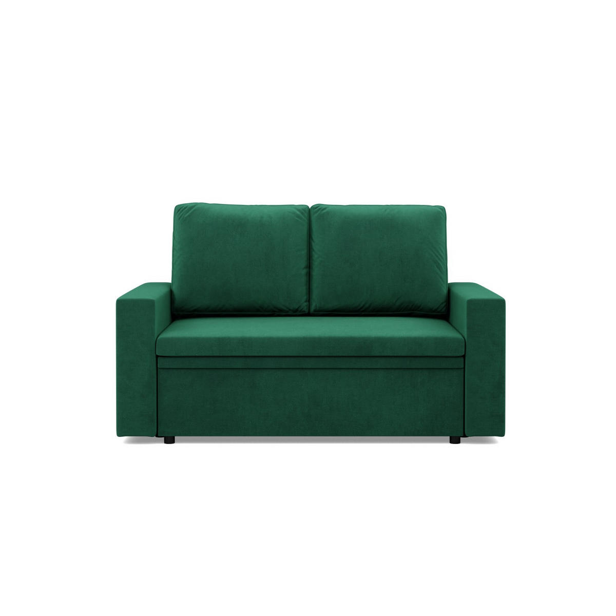SOFA 2-SITZER MIT SCHLAFFUNKTION NEO, Grün - Grün, Textil (148/90/87cm)