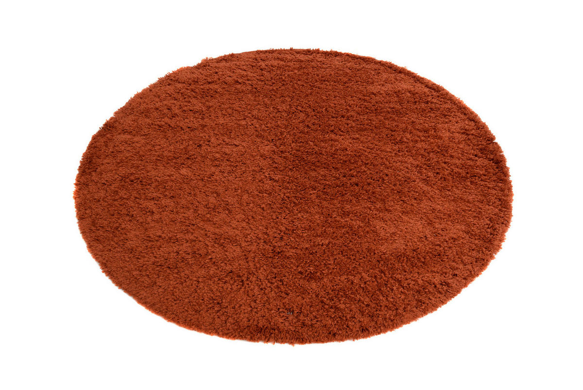 TEPPICH ESSENCE ROUND Terracota 240/240 cm - Orange, Textil (240/240cm) - Tapiso