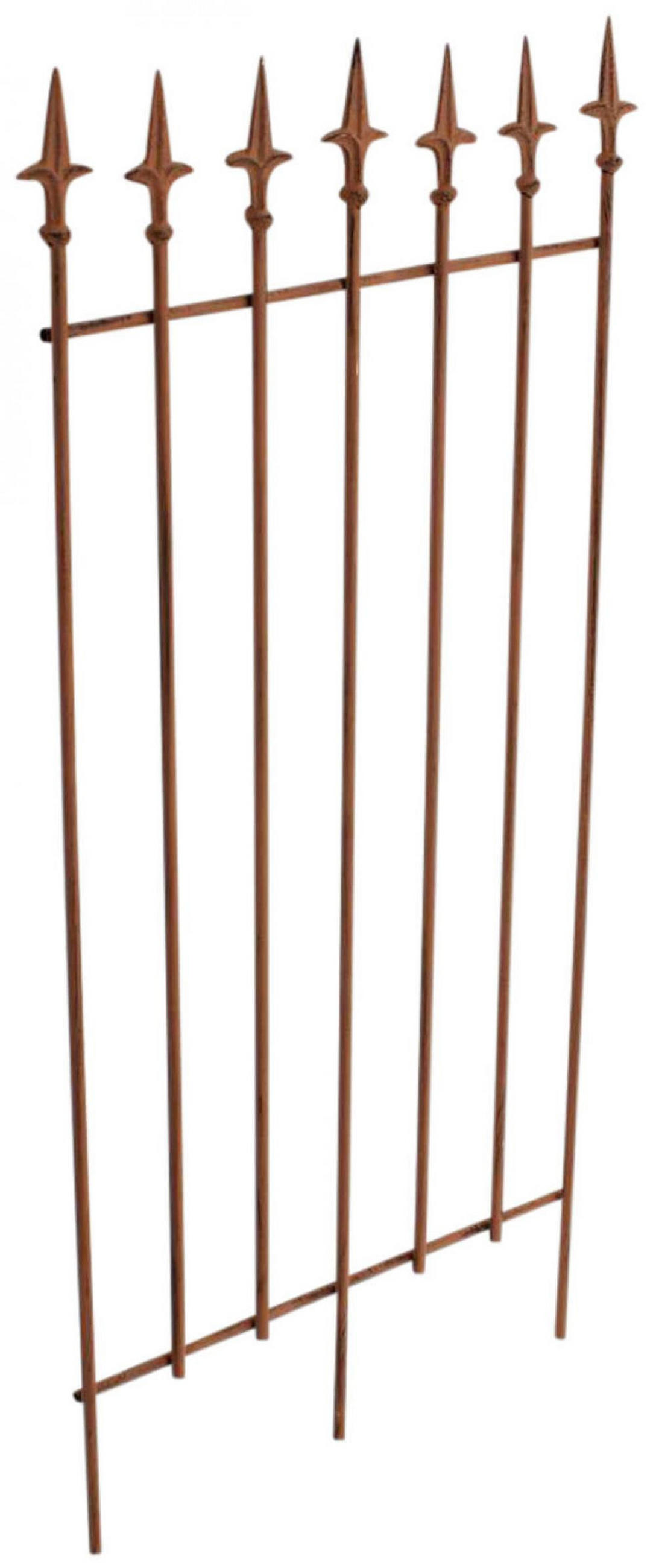 RANKGITTER 2er Set Metall antik braun - Braun, Metall (50/100/0.7cm) - CLP
