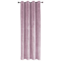 VORHANG Ösen Samt 140/175 cm altrosa - Altrosa, Textil (140/175cm) - TiborTex