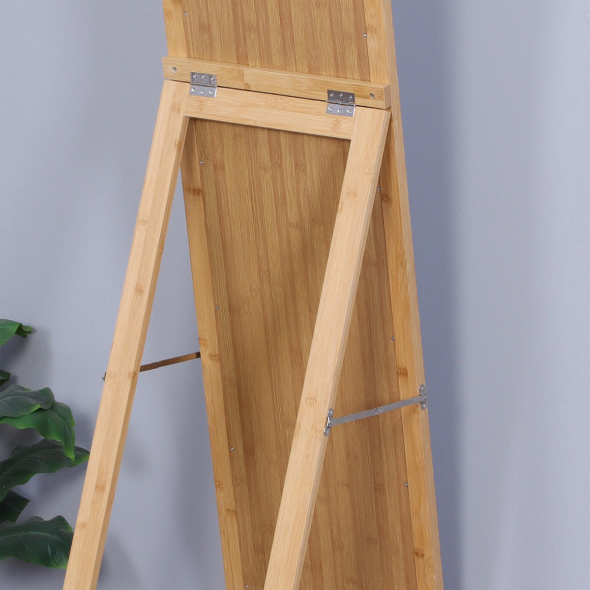 ZRKAD. - svetlohnedá, drevo/kompozitné drevo (37/155/3.5cm) - Relaxdays