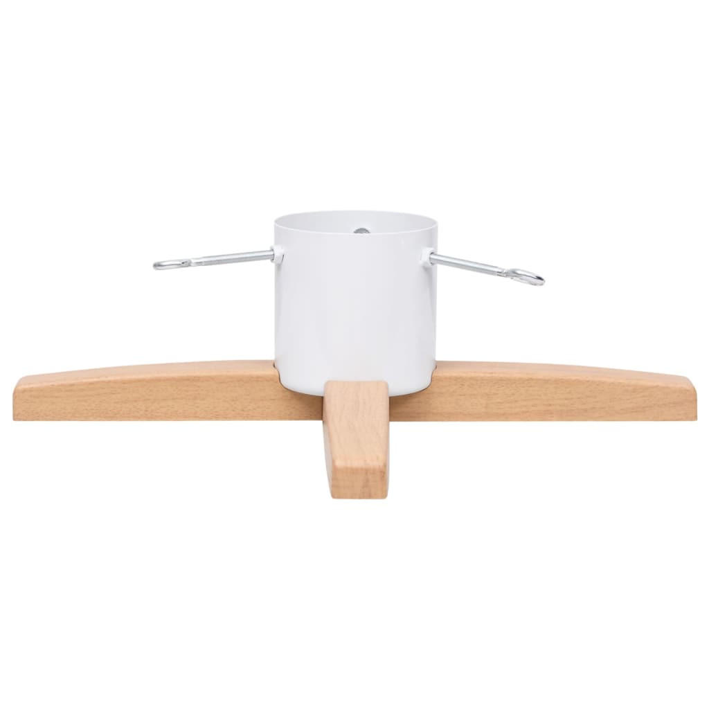 CHRISTBAUMSTÄNDER 55x55x15,5 cm - Weiß, Kunststoff (15.5cm) - furnicato