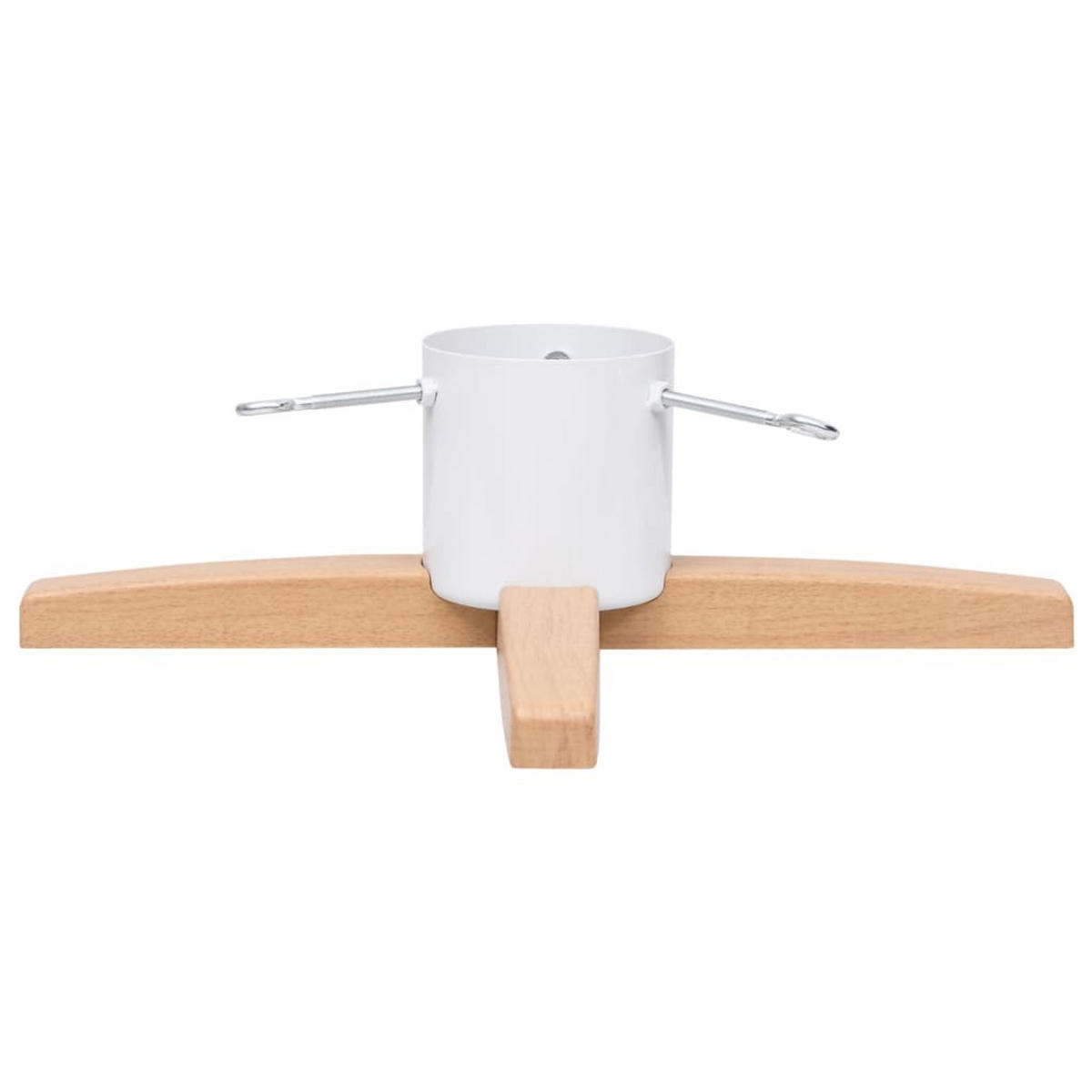 CHRISTBAUMSTÄNDER 55x55x15,5 cm - Weiß, Kunststoff (15.5cm) - furnicato