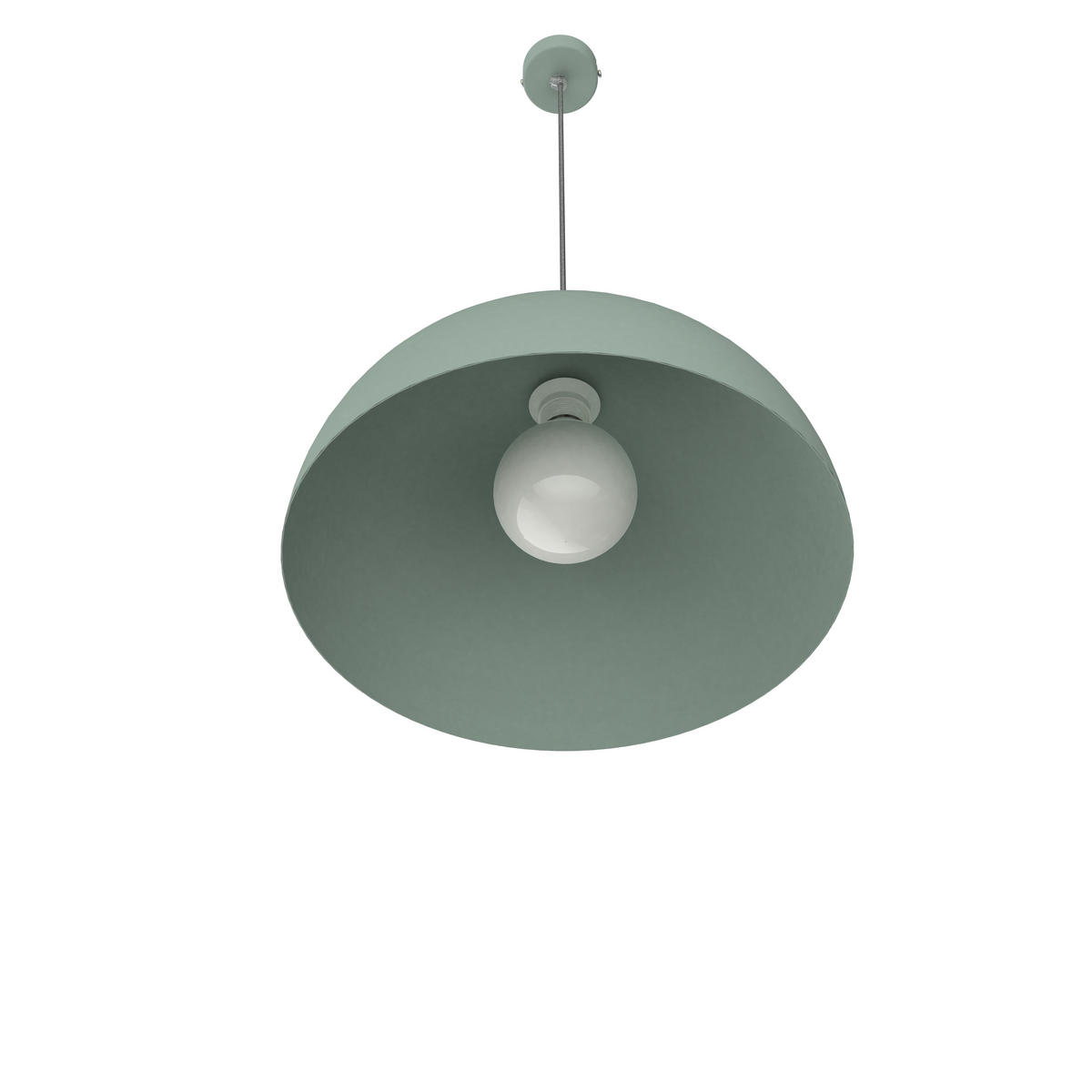 HÄNGELEUCHTE - Grün, Metall (40/40/20cm) - Lumicom
