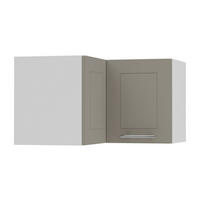 ECKHÄNGESCHRANK Kvantum W12/60/36 Beige Matt / Weiß Matt 60 / 60 / 36cm - Beige/Weiß, Holz/Holzwerkstoff (60/36/60cm) - Feldmann-Wohnen