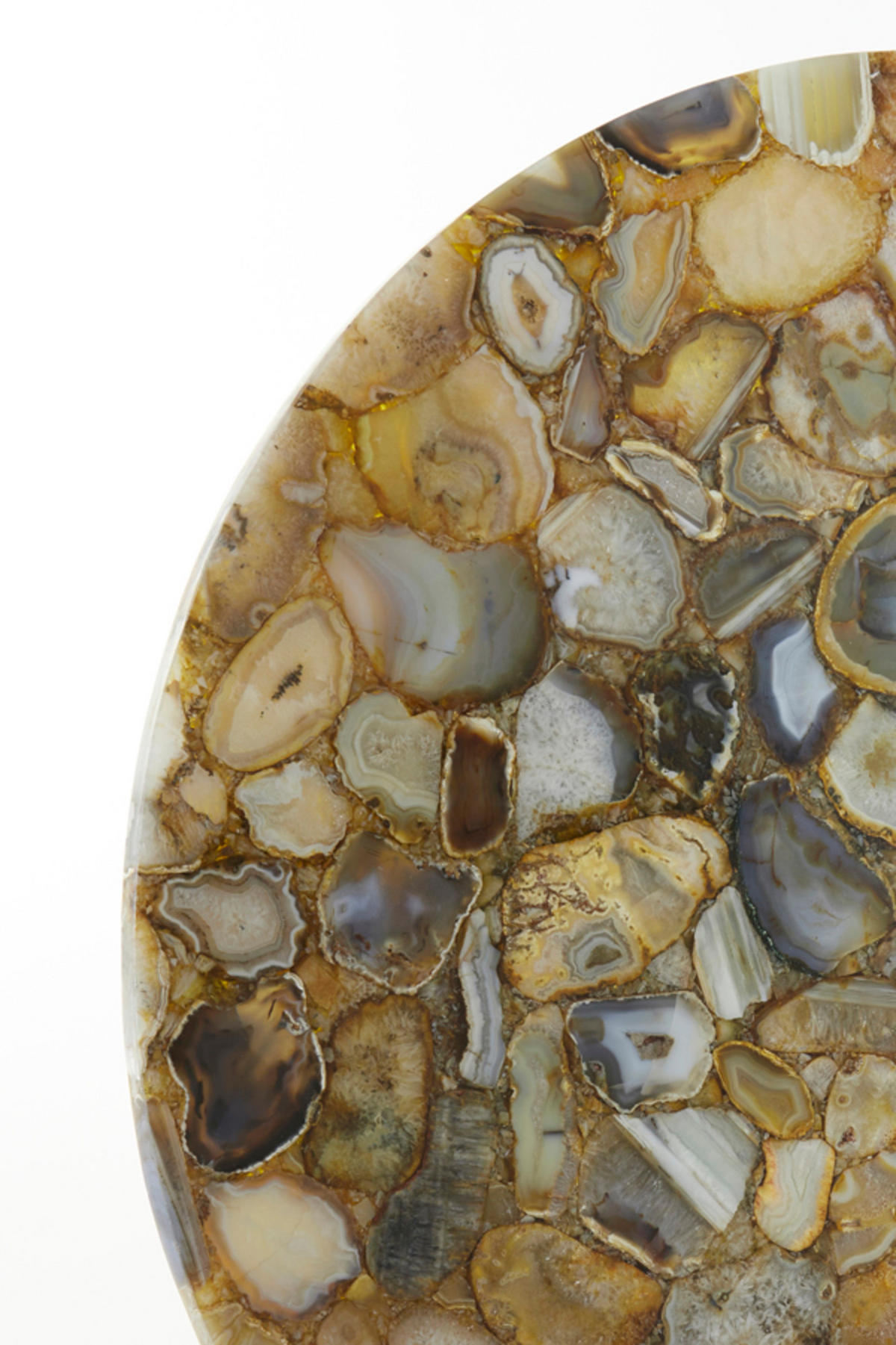 BEISTELLTISCH Rickerd Gelb Ø61/41 cm - Gelb, Metall (61/61/41cm) - Light & Living