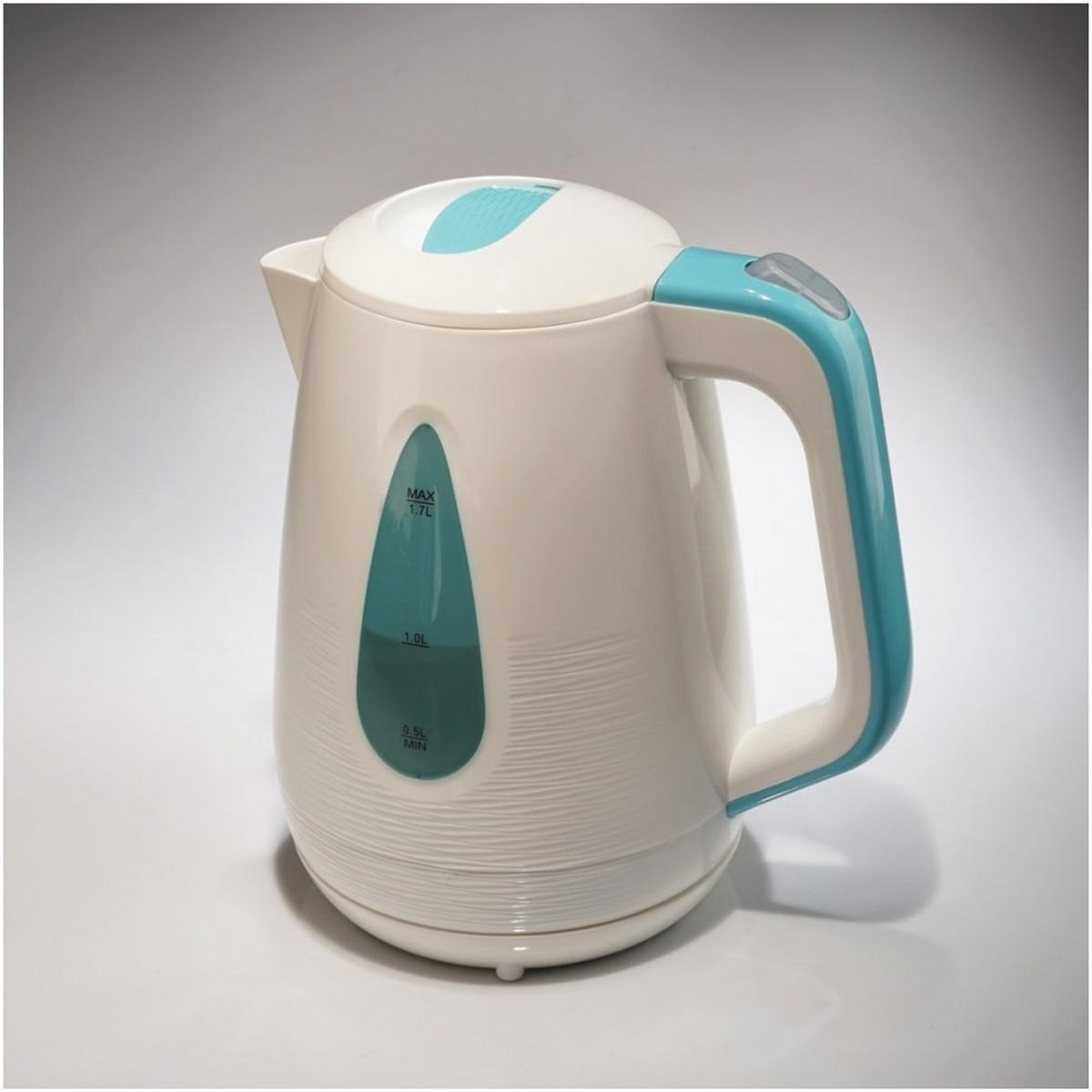 WASSERKOCHER ELEKTRISCH Weiß 15/15/24 cm TS1363 - Weiß, Metall (15/24/15cm) - Tiross 