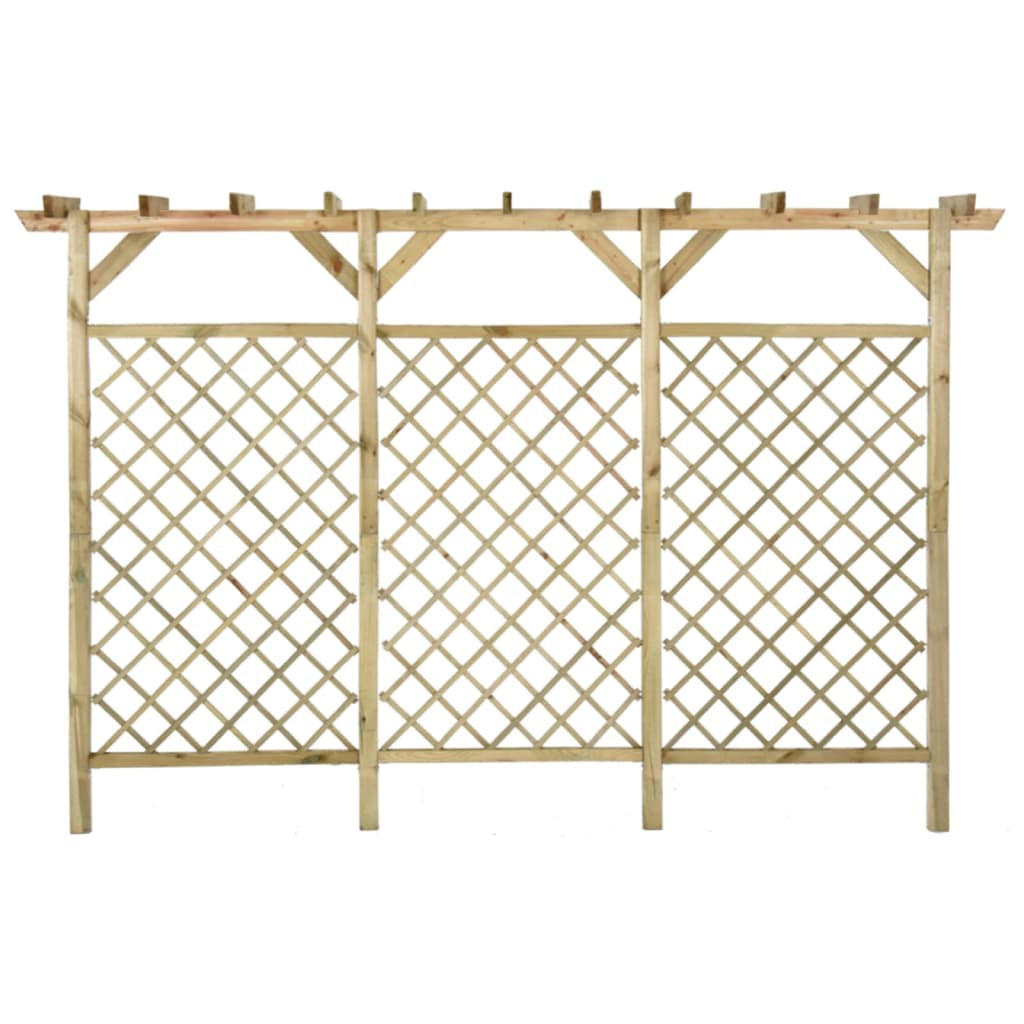 vidaXL Gartenzaun, Braun 300x200 cm