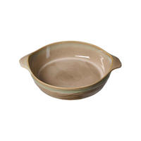 AUFLAUFFORM RUND Tortosa braun 33 x 27 cm - Braun, Keramik (33/27/8cm) - Ritzenhoff Breker