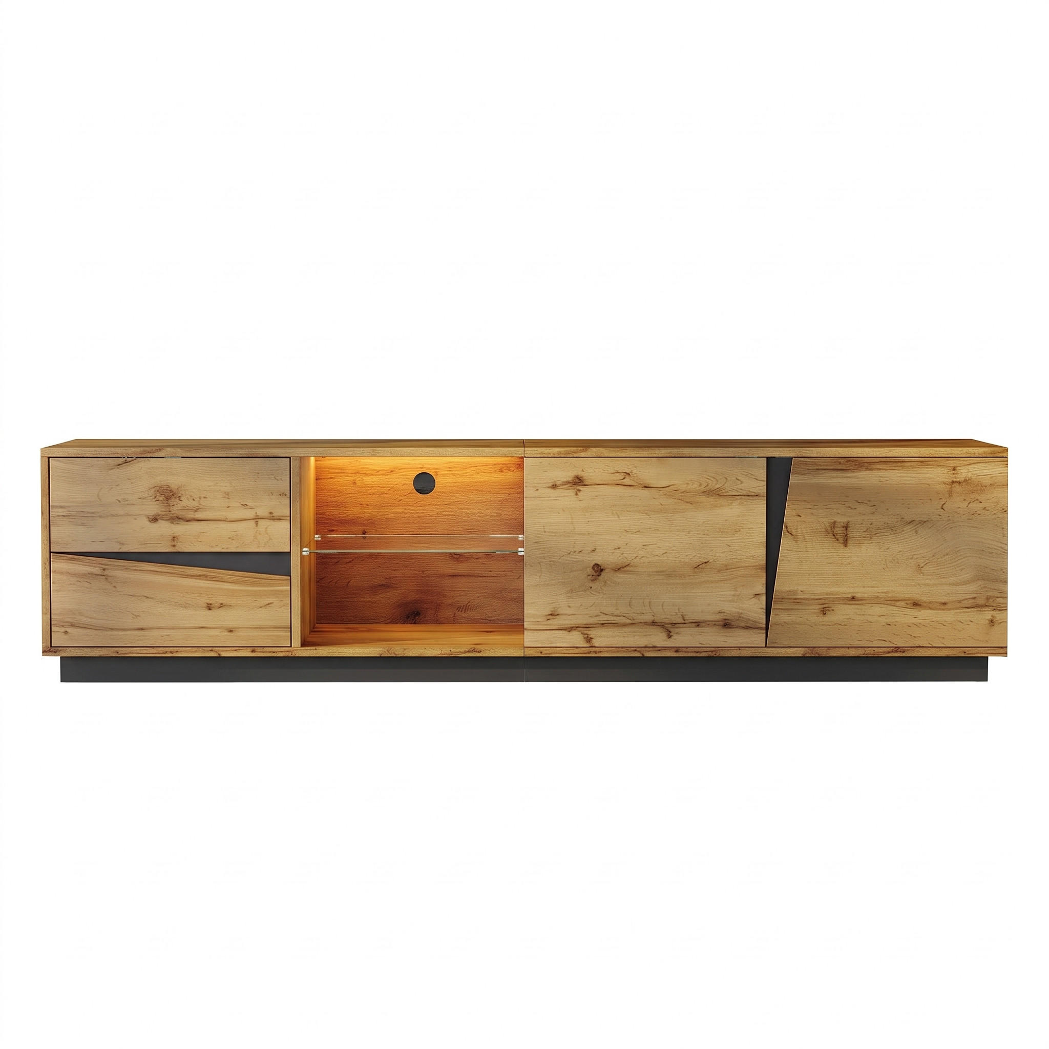 Urban Meuble Tv-Lowboard Natur 180x45x35 cm