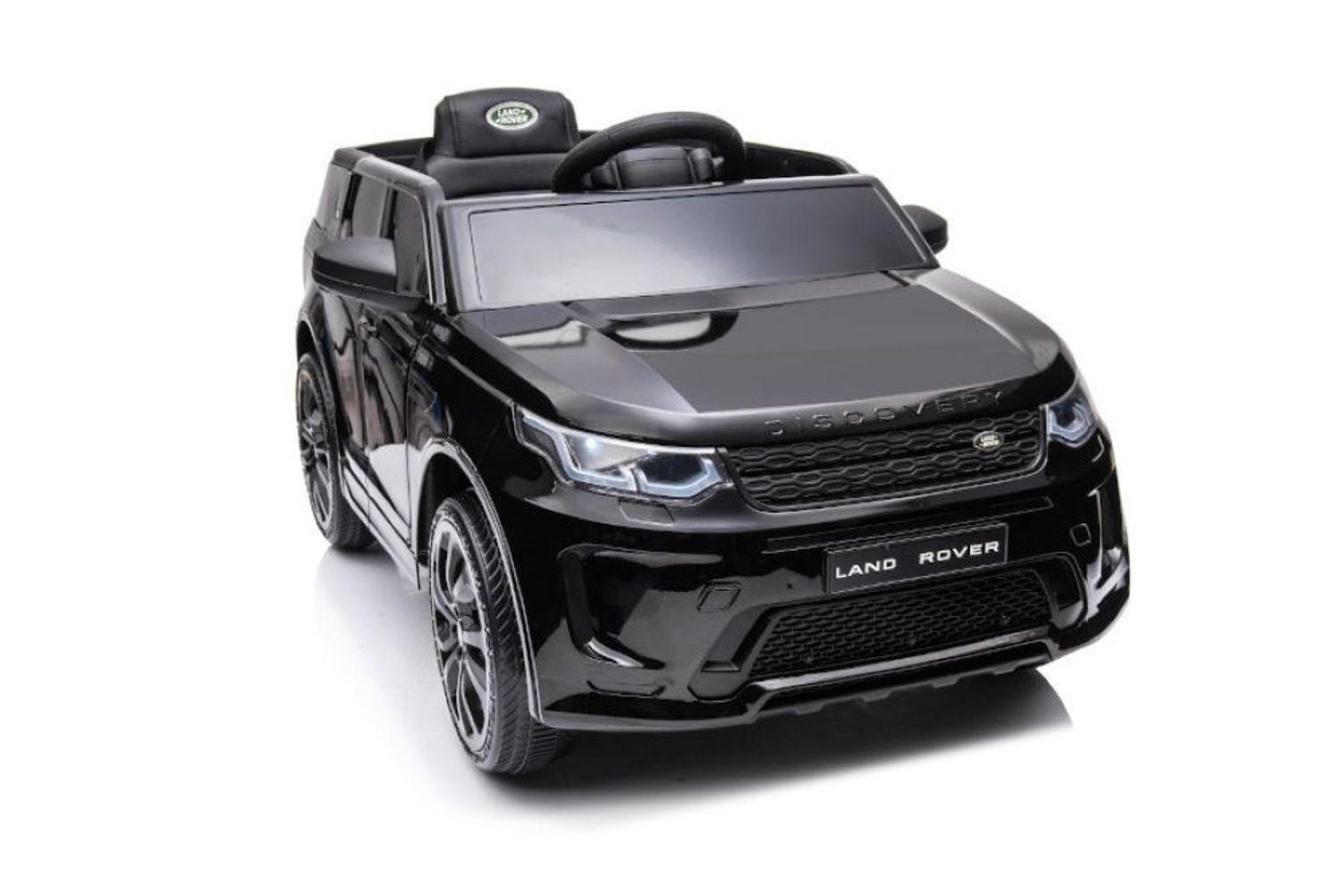 KINDER ELEKTROAUTO Land Rover Discovery 5 schwarz EVA-Reifen, Bluetooth, MP3-Anschluss, Musikfunktion, Stoßdämpfer - Schwarz, Kunststoff (108/65/51cm) - Es-Toys